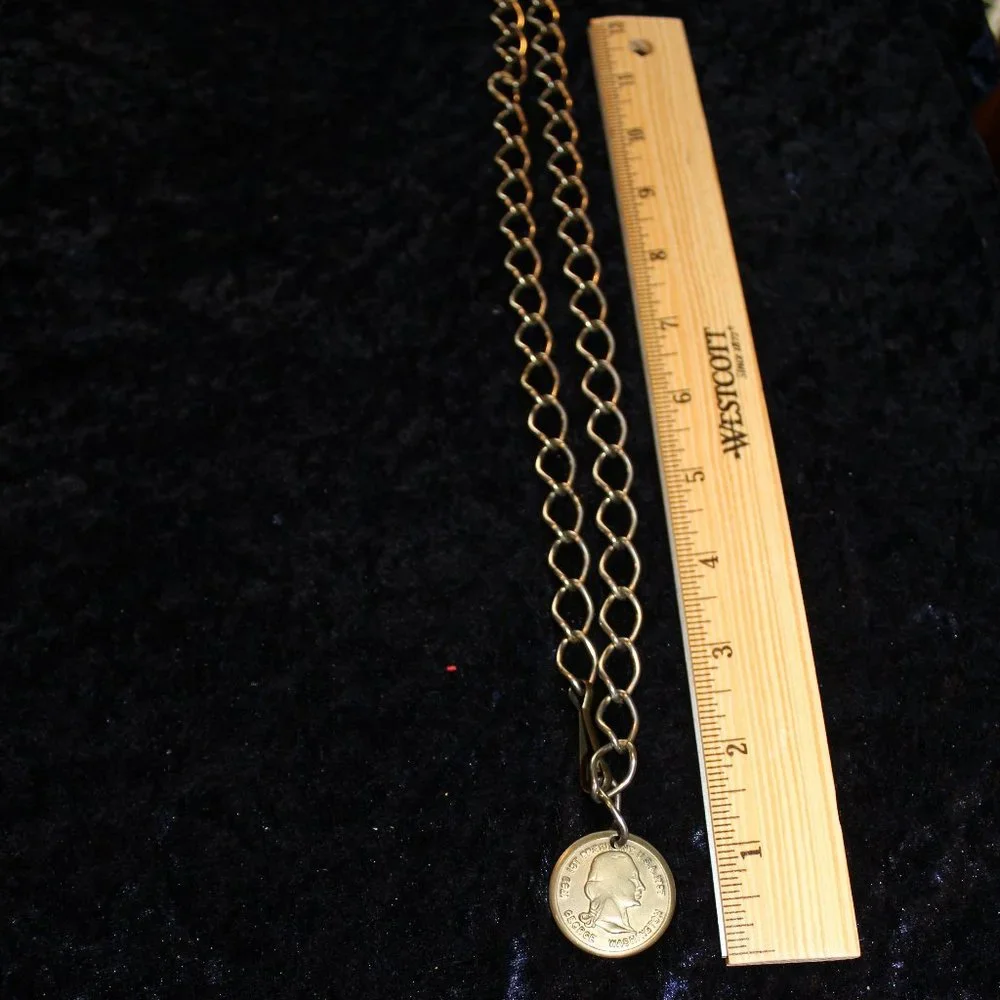 Chain Belt George Washington Coin